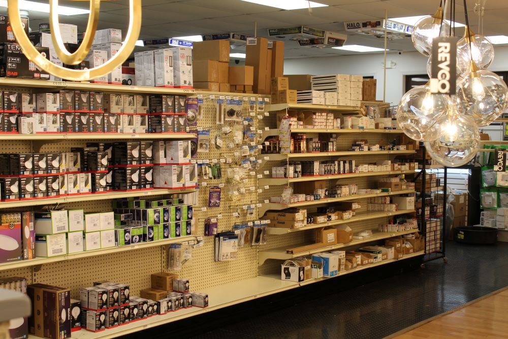 Stocked Branch Shelves